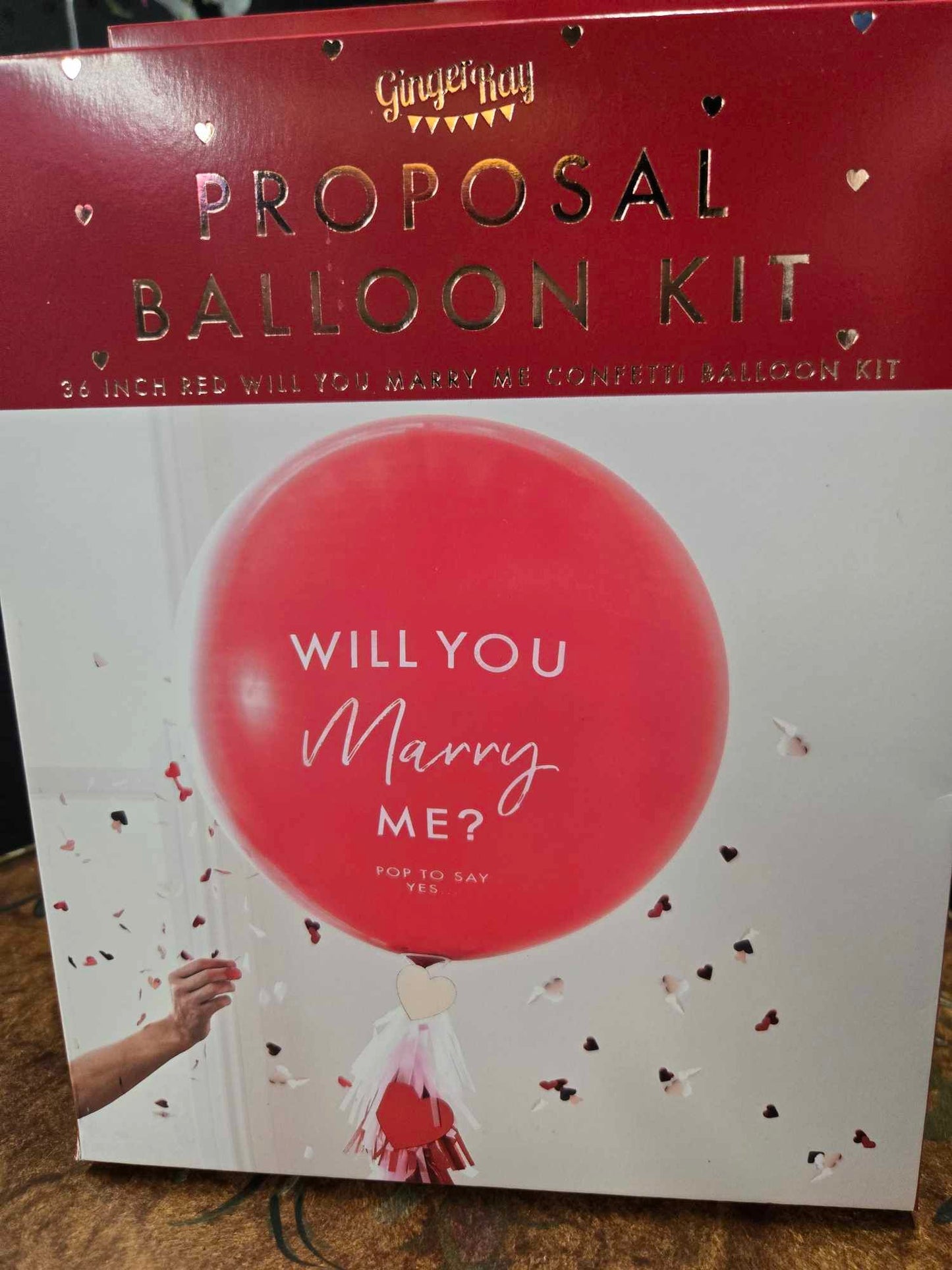 Marry Me Balloon Kit